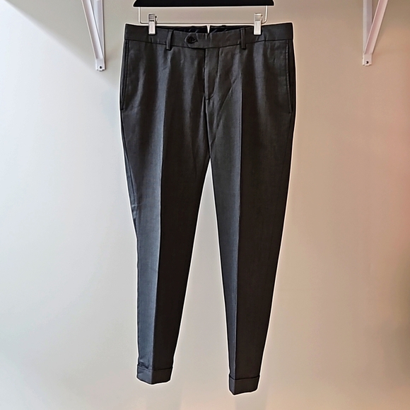 ZARA Gray Dress Pants - Picture 2 of 9